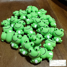 Load image into Gallery viewer, 3D Frog - Small Silicone Focal Bead
