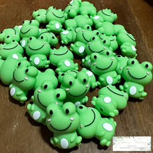 Load image into Gallery viewer, 3D Frog - Small Silicone Focal Bead
