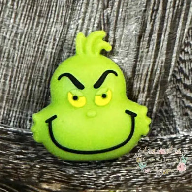3D Grinch Silicone Focal Bead 3d Silicone Focal Bead