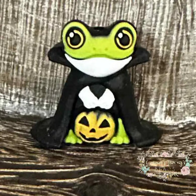 3D Halloween Frog Silicone Focal Bead Silicone Focal Bead