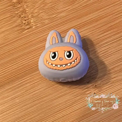 3d LaBuBu - Blue Silicone Focal Bead 3d Silicone Focal Bead