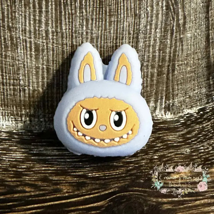 3d LaBuBu Blue Silicone Focal Bead 3d Silicone Focal Bead