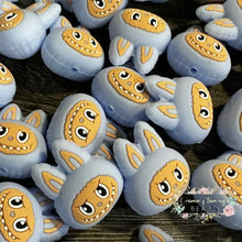 Load image into Gallery viewer, 3d LaBuBu Blue Silicone Focal Bead 3d Silicone Focal Bead
