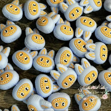 Load image into Gallery viewer, 3d LaBuBu Blue Silicone Focal Bead 3d Silicone Focal Bead
