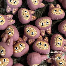 Load image into Gallery viewer, 3D LaBuBu Pink Silicone Focal Bead 3d Silicone Focal Bead
