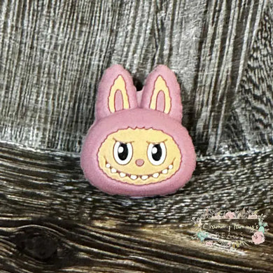 3D LaBuBu Pink Silicone Focal Bead 3d Silicone Focal Bead