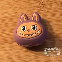 Load image into Gallery viewer, 3D LaBuBus - Purple Silicone Focal Bead Silicone Focal Bead

