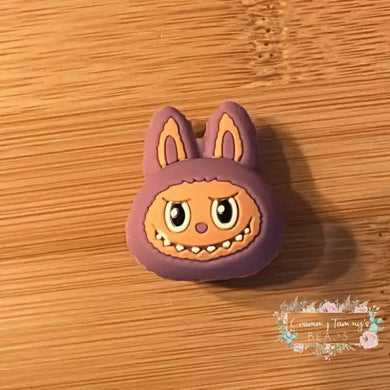 3D LaBuBus - Purple Silicone Focal Bead Silicone Focal Bead