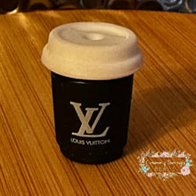 Load image into Gallery viewer, 3D Love Black &amp; White Cup Silicone Focal Bead 3d Silicone Focal Bead
