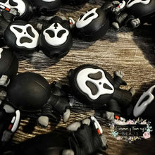 Load image into Gallery viewer, 3D Scream Silicone Focal Bead Silicone Focal Bead
