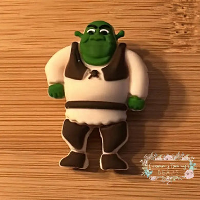 3D Shrek Silicone Focal Bead Silicone Focal Bead