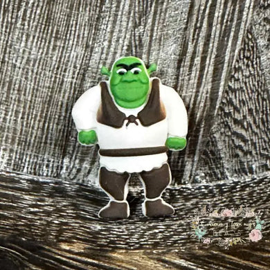3D Shrek Silicone Focal Bead Silicone Focal Bead
