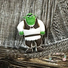Load image into Gallery viewer, 3D Shrek Silicone Focal Bead Silicone Focal Bead
