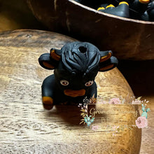 Load image into Gallery viewer, 3D Silicone Bead - Cow Black 1 Count Beads
