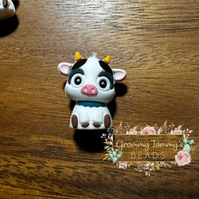 Load image into Gallery viewer, 3D Silicone Focal Bead - Cow Beads
