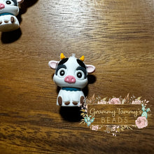 Load image into Gallery viewer, 3D Silicone Focal Bead - Cow Beads
