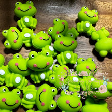 Load image into Gallery viewer, 3D Silicone Focal Bead - Frog Beads
