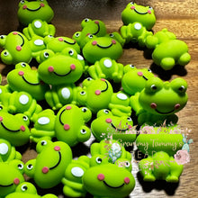 Load image into Gallery viewer, 3D Silicone Focal Bead - Frog Beads
