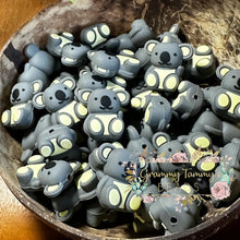 Load image into Gallery viewer, 3D Silicone Focal Bead - Koala Bear 1 Count Beads
