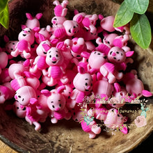 Load image into Gallery viewer, 3D Silicone Focal Beads - Piglet 1 Count
