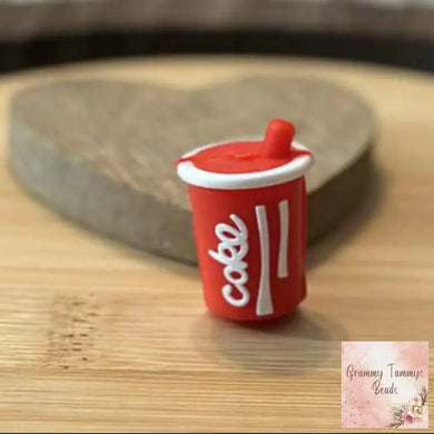 3D Soda Cup - Silicone Focal Bead
