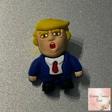 Load image into Gallery viewer, 3d Trump Silicone Focal Bead 3D Beads
