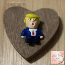 Load image into Gallery viewer, 3d Trump Silicone Focal Bead 3D Beads
