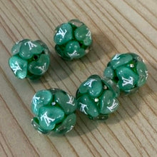 Load image into Gallery viewer, Love 20mm Fancy Heart Acrylic Beads - 5 Count
