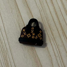 Load image into Gallery viewer, Love Brown &amp; Black Purse - Newest Style - Silicone Focal Bead

