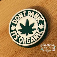 Load image into Gallery viewer, Don’t Panic - Silicone Focal Bead Silicone Focal Bead
