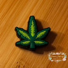 Load image into Gallery viewer, 420 Leaf - Silicone Focal Bead Silicone Focal Bead
