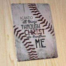 Load image into Gallery viewer, Creative Tin Sign 8X12 - I Can Do All Things
