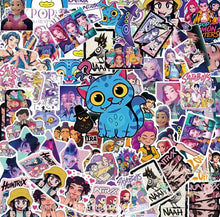 Load image into Gallery viewer, KPop Demon Hunters Cartoon PVC Waterproof Stickers for Luggage &amp; Cup Use Stickers
