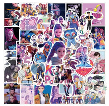 Load image into Gallery viewer, KPop Demon Hunters Cartoon PVC Waterproof Stickers for Luggage &amp; Cup Use Stickers
