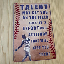 Load image into Gallery viewer, Creative Tin Sign 8X12 - Talent
