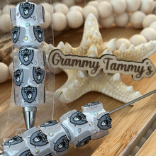 Load image into Gallery viewer, Football Crystal Pen - Raiders
