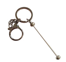 Load image into Gallery viewer, Beadable Keychain Bars with Chain -  Many Colors Available
