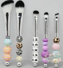Load image into Gallery viewer, 5Pcs Beadable Makeup Cosmetic Brushes Make Up
