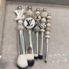 Load image into Gallery viewer, 5pcs Beadable Makeup Cosmetic Brushes Beadable Make Up Brushes
