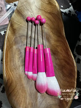 Load image into Gallery viewer, 5Pcs Beadable Makeup Cosmetic Brushes Pink Make Up
