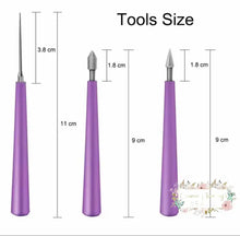 Load image into Gallery viewer, 5pcs Diamond Pearl Bead Reamer Hole Enlarger bead reamer
