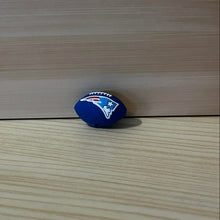 Load image into Gallery viewer, 3D Patriots Football Silicone Focal Bead
