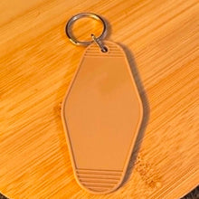 Load image into Gallery viewer, Plastic Hotel Blank Keychain Multiple Color Options
