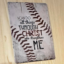 Load image into Gallery viewer, Creative Tin Sign 8X12 - I Can Do All Things
