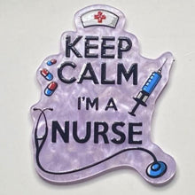 Load image into Gallery viewer, Keep Calm, I'm a Nurse - Pearly Flatback
