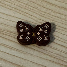 Load image into Gallery viewer, Love Brown Butterfly - Silicone Focal Bead
