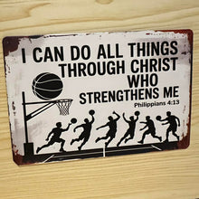 Load image into Gallery viewer, Creative Tin Sign 8X12 - Can do all things
