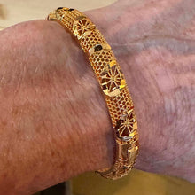Load image into Gallery viewer, Handmade Gold Plated Indian Bangle
