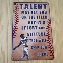 Load image into Gallery viewer, Creative Tin Sign 8X12 - Talent
