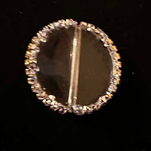Load image into Gallery viewer, Flatback Holder Bead - 34mm Blingbling Clear Base - Blingbling Gray
